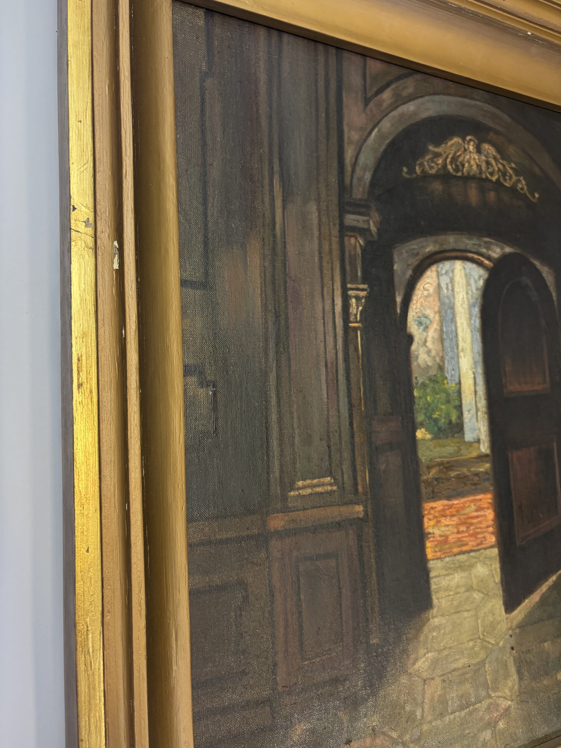 Masterful Chiaroscuro – A Glimpse into the Sunlit Atrium – Obrázok 2