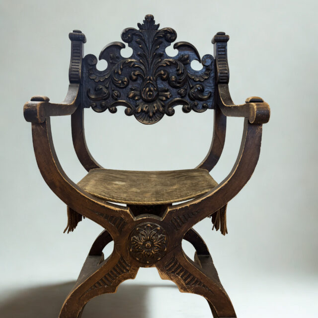 Exclusive Antique Throne Chair from the Austro-Hungarian Empire – 18th Century