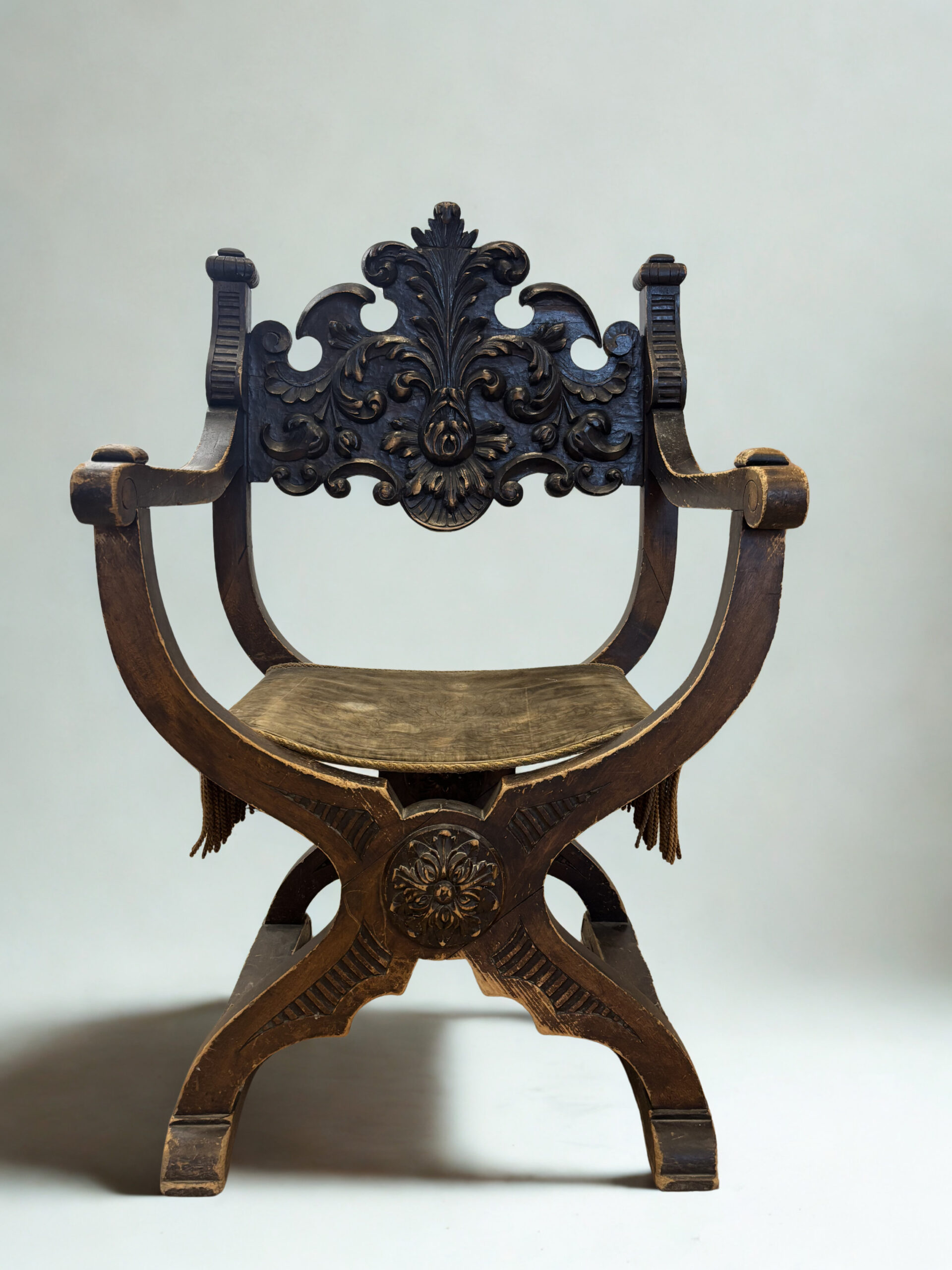 Exclusive Antique Throne Chair from the Austro-Hungarian Empire – 18th Century