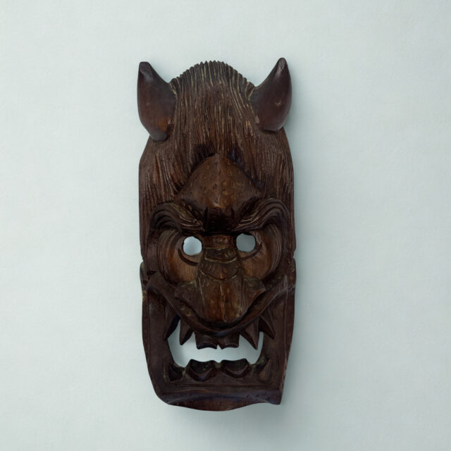 Rare Collector’s Piece: Hand-Carved Filipino Ritual Mask – The Second Ever Produced (No. 2)